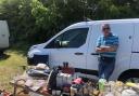 Patrick Bunch was one of the many sellers at Hindlip Car Boot.
