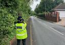 Droitwich SNT were spotted poised with speed cameras in Hartlebury.