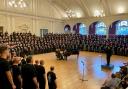 Over 400 men performed from five choirs at the concert at Nottingham's Albert Hall