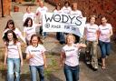 Some of the WODYS team get in a spot of training