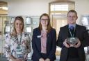 AWARD: Charlotte Meade, Nicole Seymour and William Pargeter.