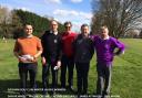 Evesham winter league finalists Dan Richings, Phil Batchelor, James Attwood and Pete Moore with captain Ian Tyrrell (centre)