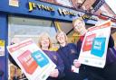 Fiona Hiles, left, Lyn Carpenter and manager Jill McDonagh, from Jeynes Hardware