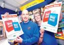 LOCAL: Mark and Heather Stewart from Left ‘n’ Write in Charles Street are supporting our campaign. (17201702)