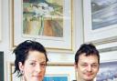 Frank Edwards and Vicky Hiscox, of Brimstone Gallery and Gifts.