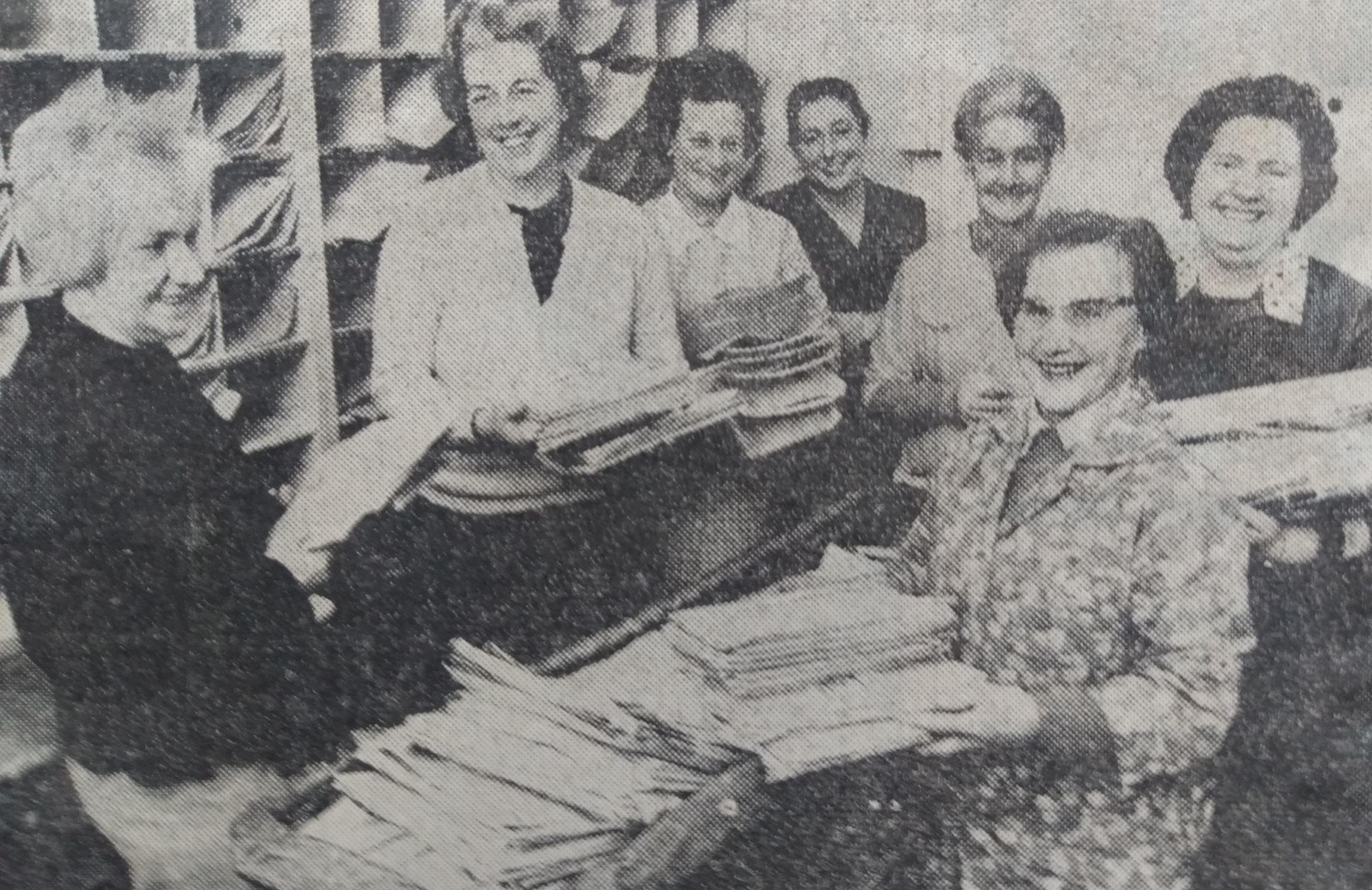 December 1973 and extra staff are drafted in to deal with the big Christmas post rush in Southfield Street