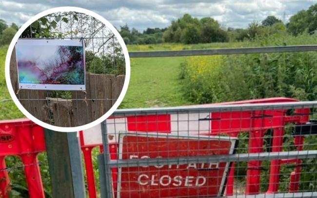 Passionate pleas - and criminal damage - at closed popular riverside path