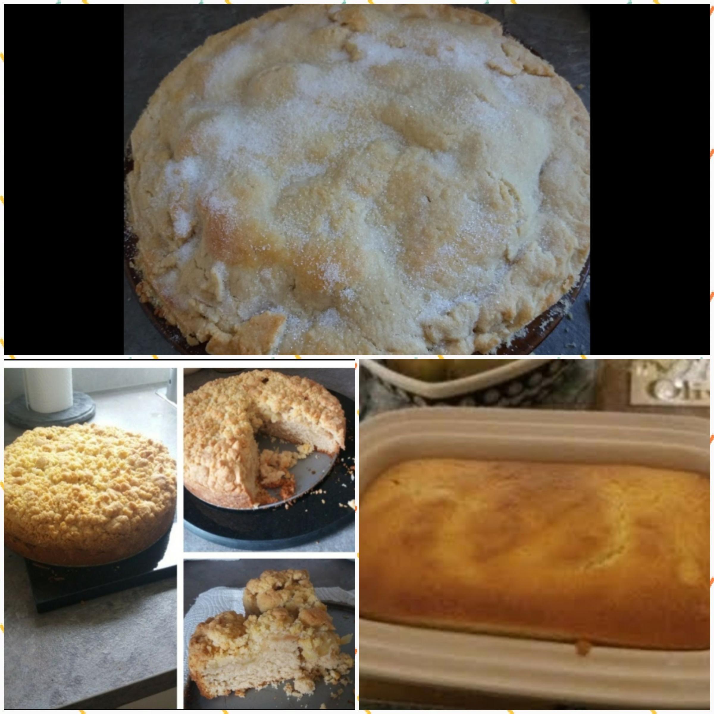 Apple pie, Eve’s pudding and apple streusel cake