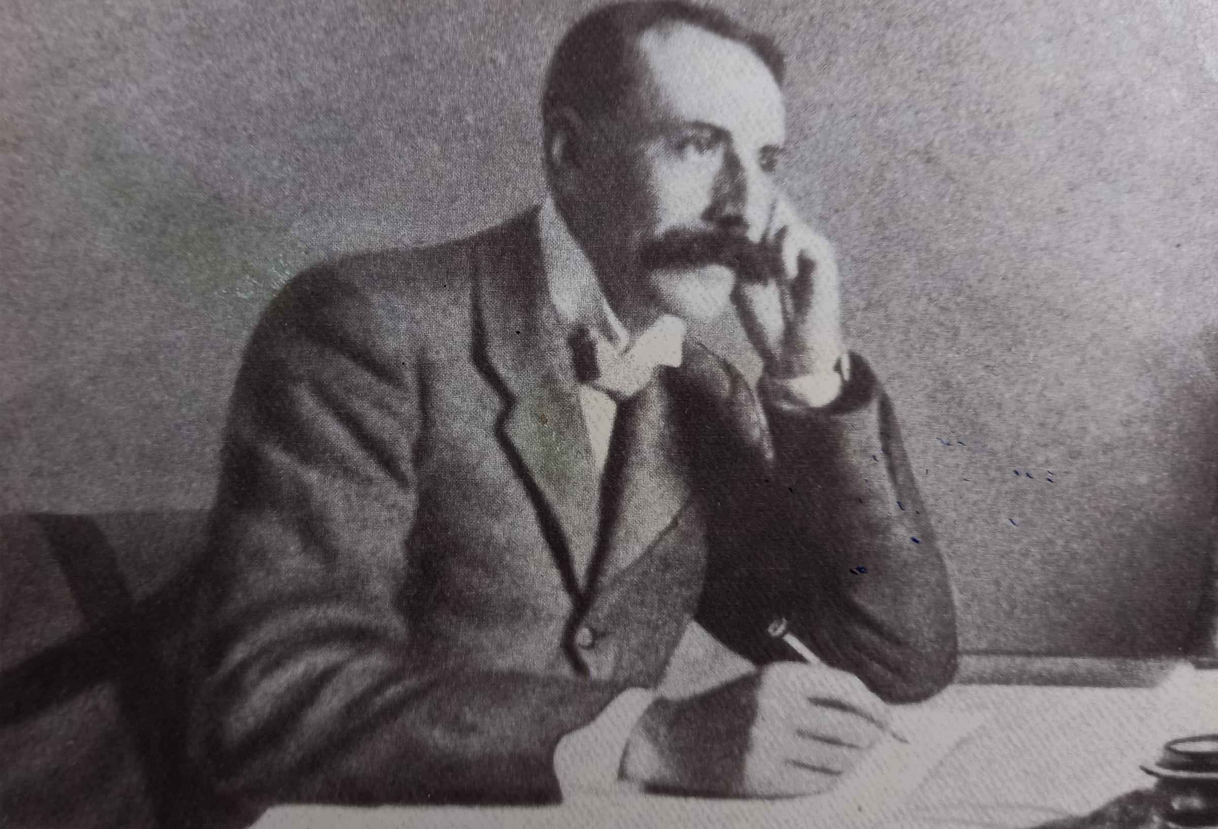 Edward Elgar working on The Dream of Gerontius
