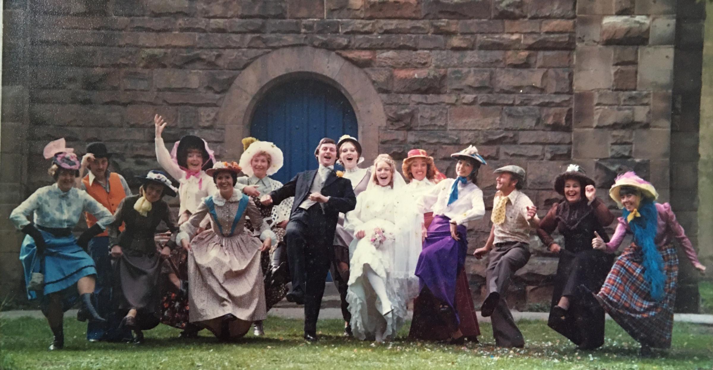 Publicity photo for the Half A Sixpence production in 1977