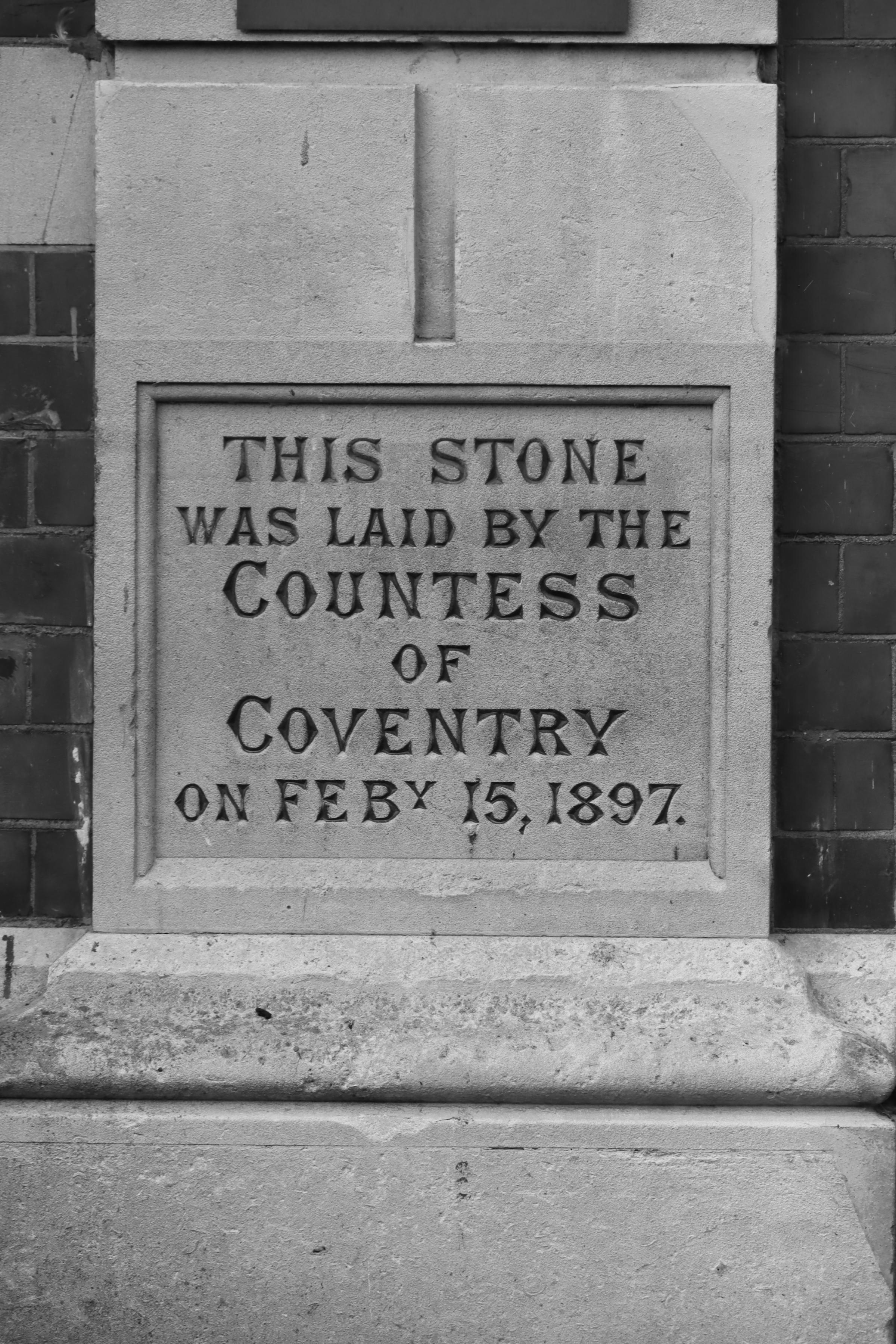 Where will you find this commemorative stone?