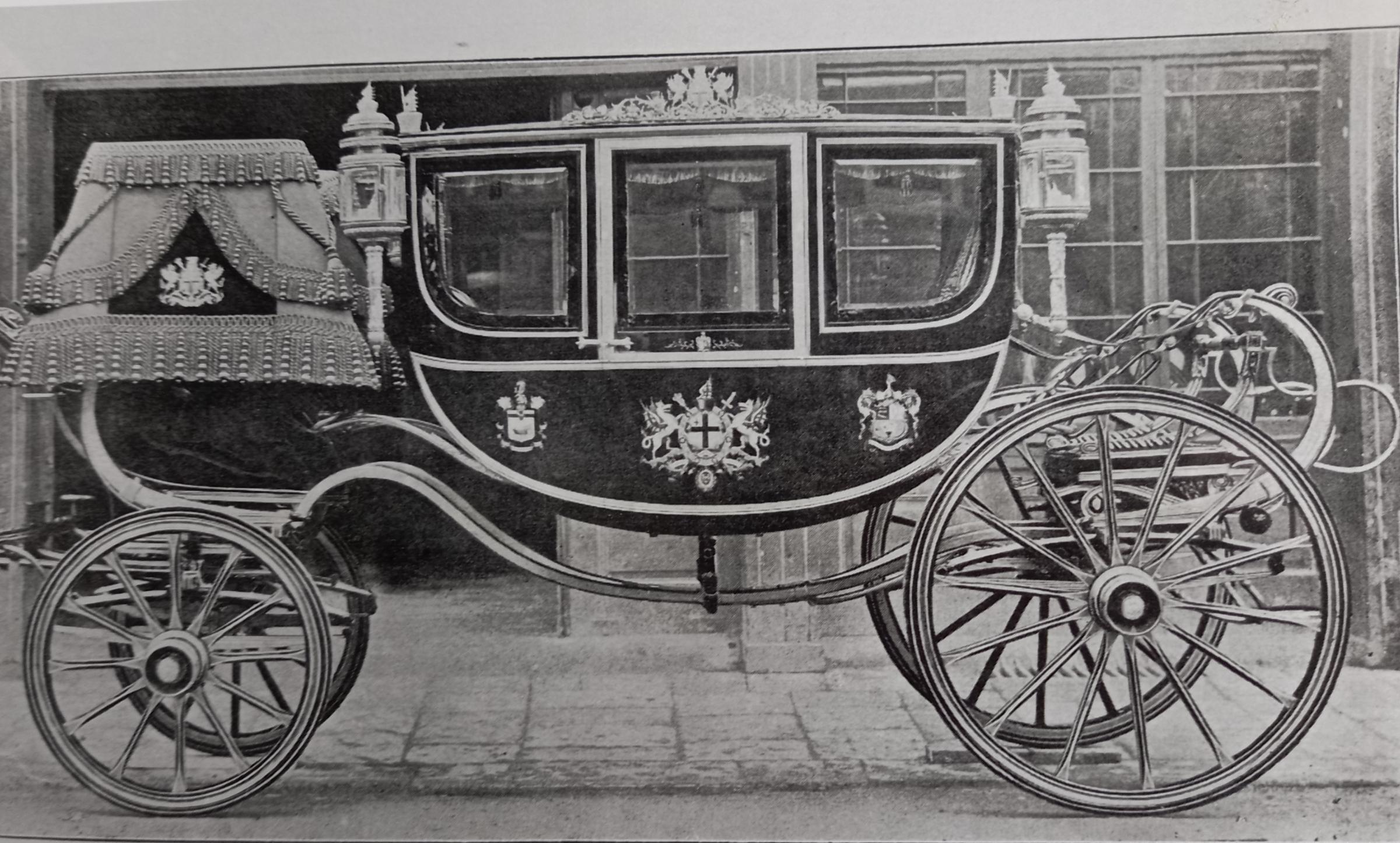  McNaught and Co of Worcester were among the country’s top carriage builders. This is State Coach for the Lord Mayor of London