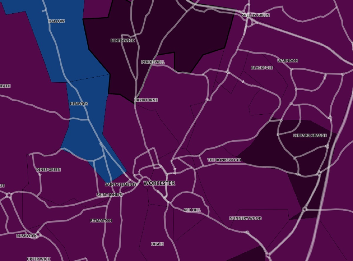 CASES: Three areas of the city are in the highest Covid category