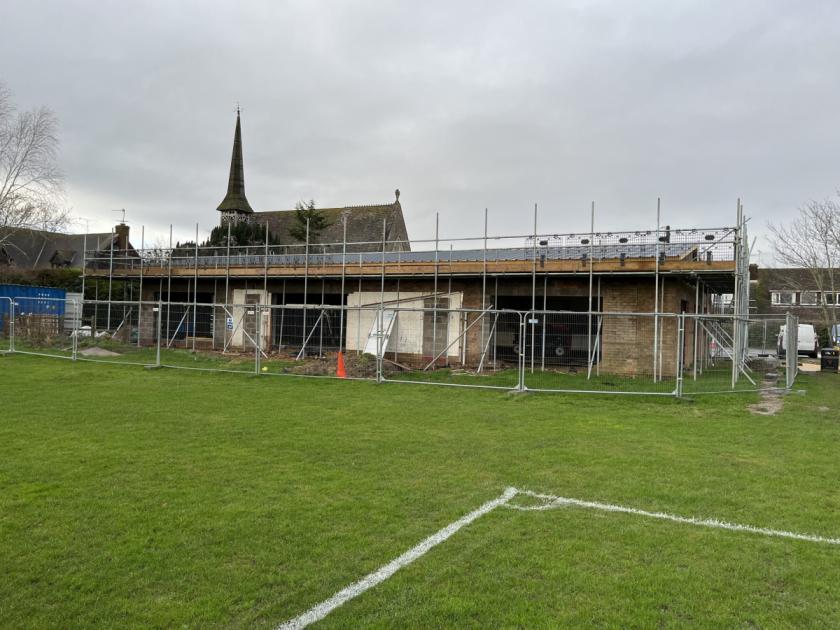 PHOTOS: New roof for Drakes Broughton Village Hall | Worcester News 