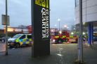 Firefighters fought a blaze in Asda car park in Worcester. (Picture by Bethany Hart)