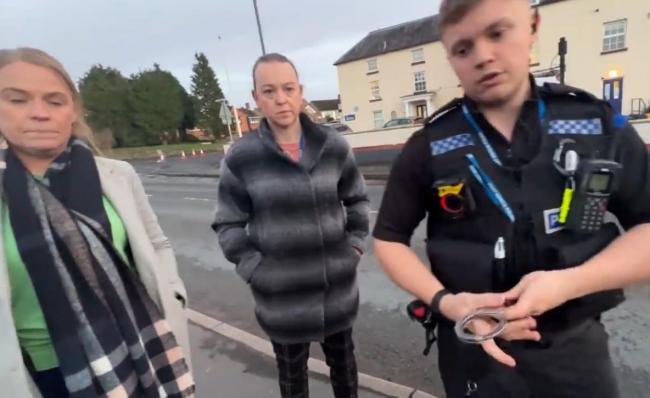 Youtuber arrested after filming Kidderminster Police Station. Image: Auditing Britain (Youtube)