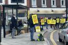Anti-vaxxers protest in Worcester city centre