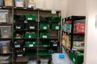 HELP: Empty shelves at the Malvern Hills Foodbank