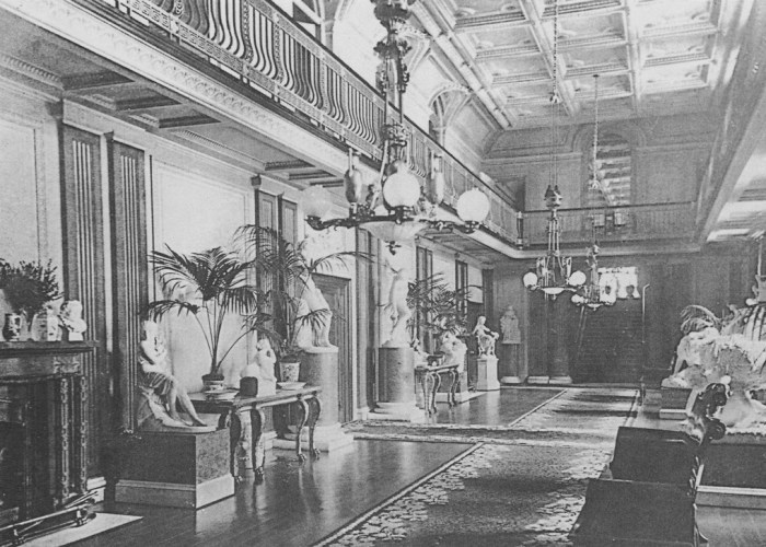 The magnificent interior of Witley Court in its heyday