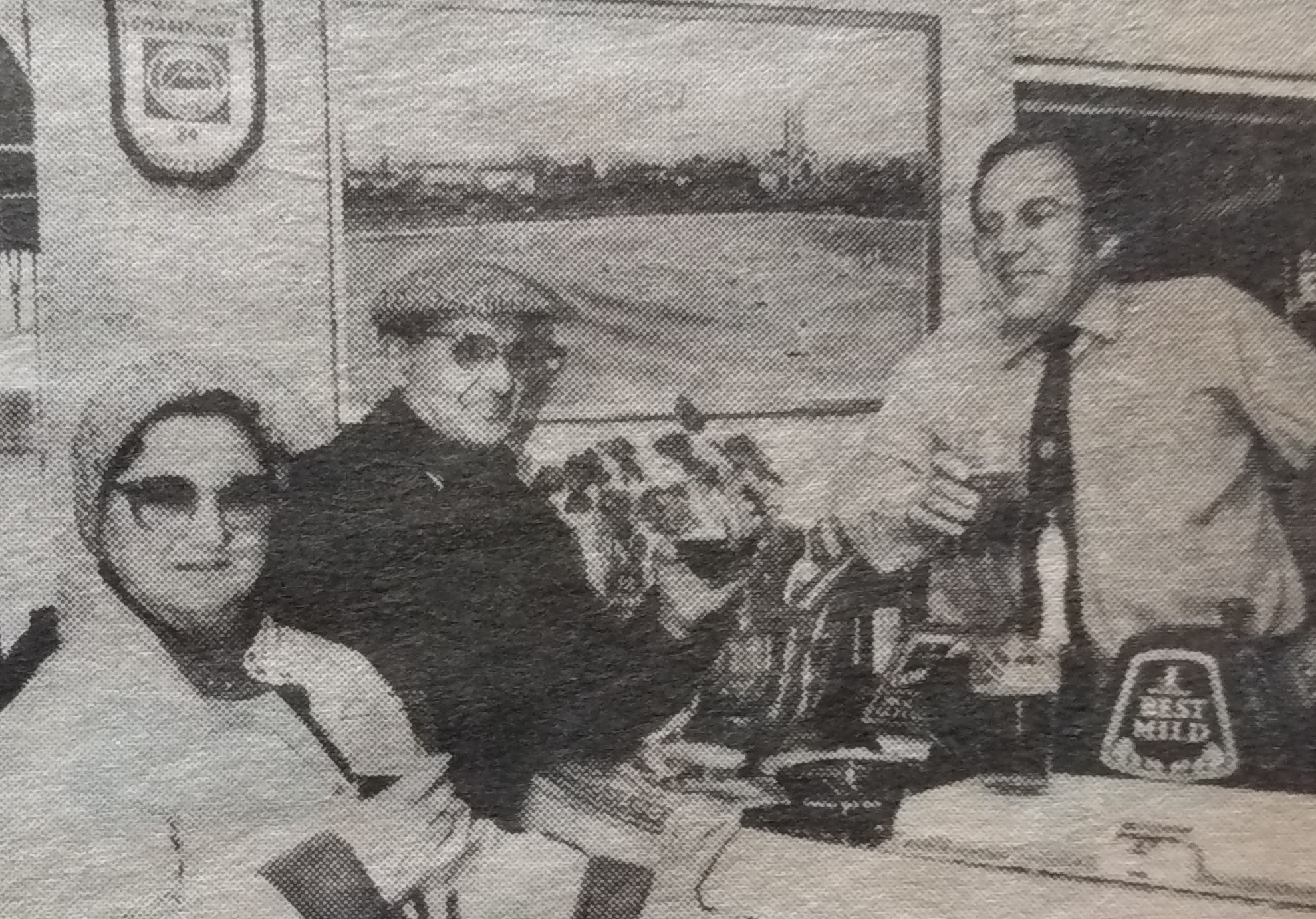 It’s 1984 and Charlies and Josephine King enjoy a drink at the Berwick Arms with landlord Barry Cockayne