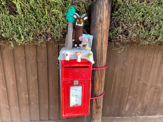 Worcester News: Post box topper: The Gruffalo 