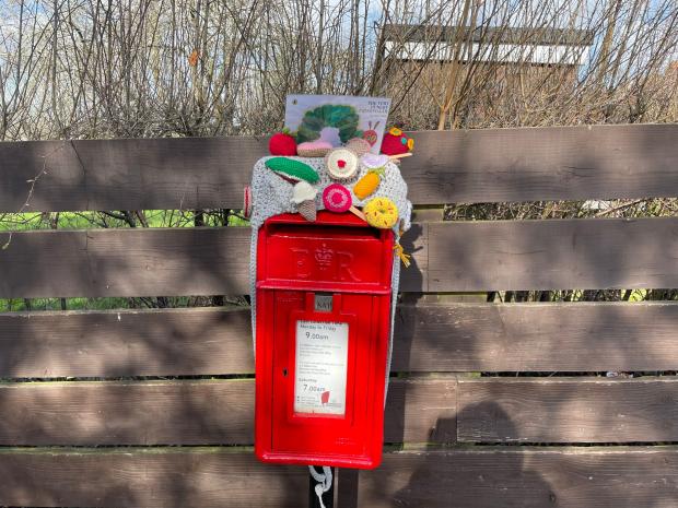 Worcester News: Post box topper: The Very Hungry Caterpillar 