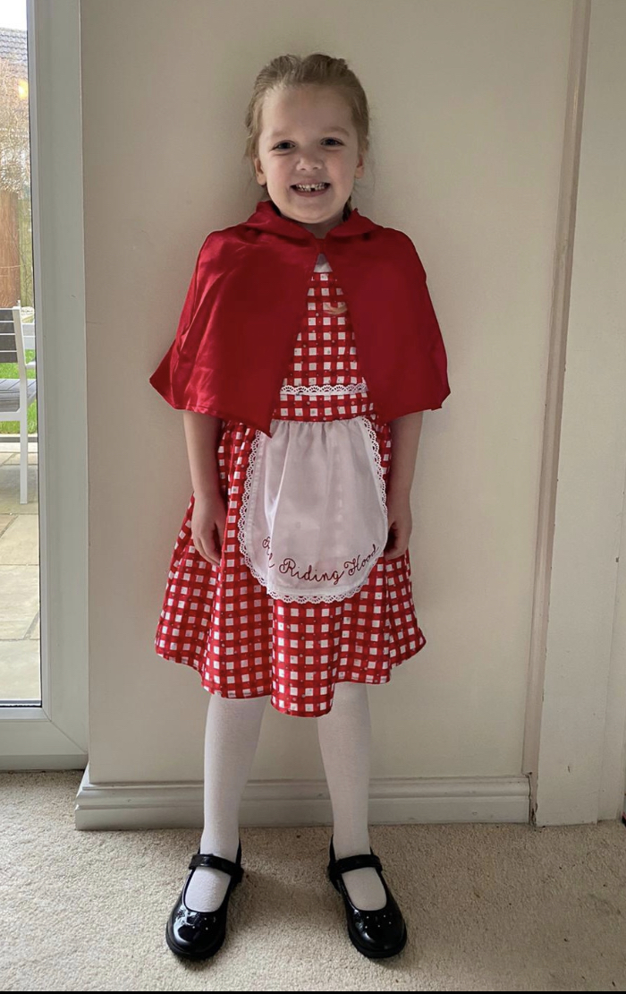 With a little imagination, Little Red Riding Hood is a straightforward costume
