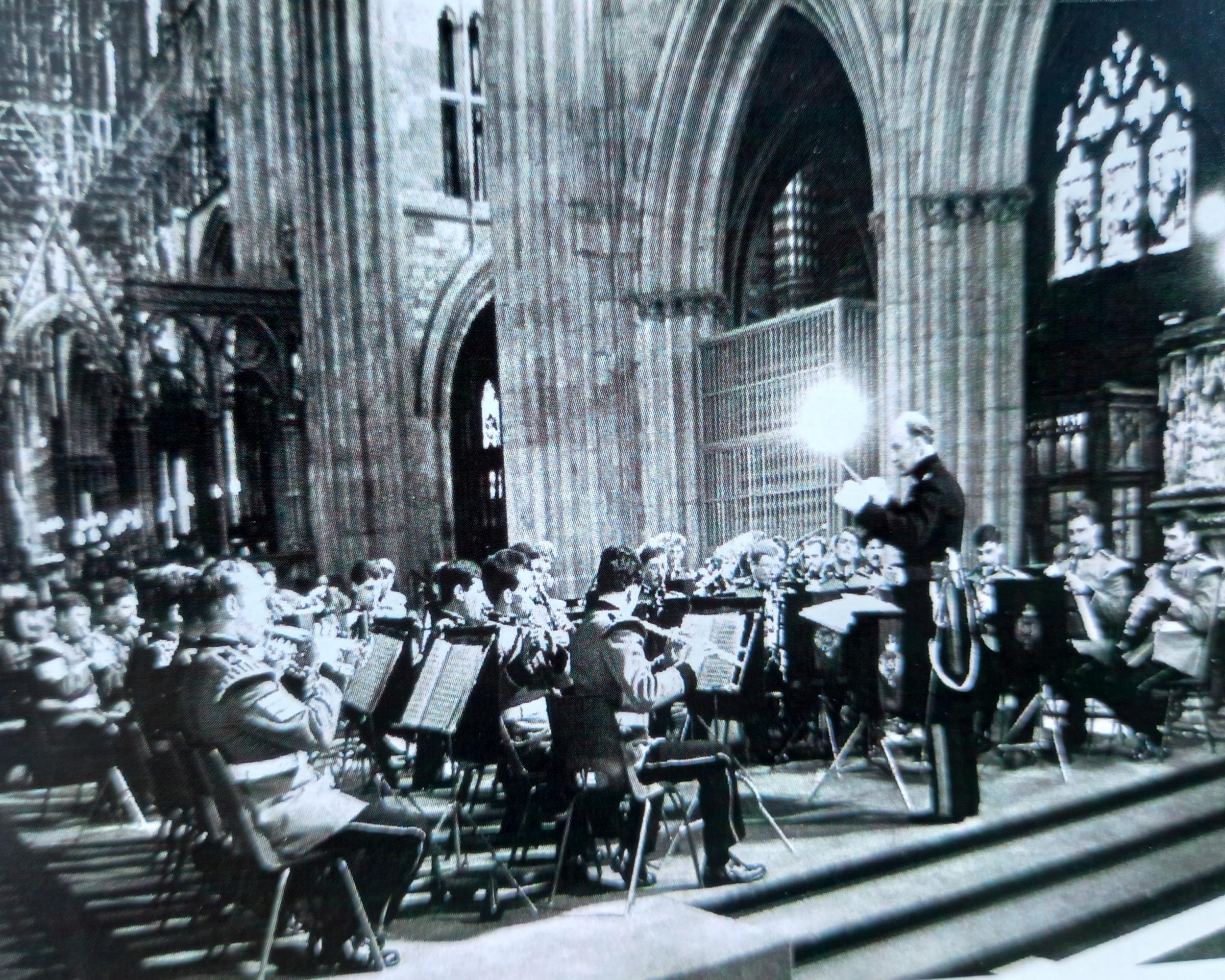 The Grenadier Band in Worcester Cathedral