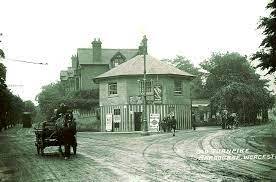The tollhouse in Barbourne at the merging of Ombersley and Droitwich Roads. No mention whether the gatekeeper tried to get the 7th Hussars to pay a toll or what their verbal response might have been