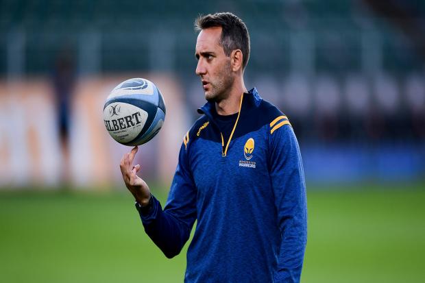 Academy coach Jonny Goodridge is hoping to see Worcester Warriors claim their place in the Premiership Rugby Cup final with a win over Gloucester on Wednesday. Picture: Worcester Warriors