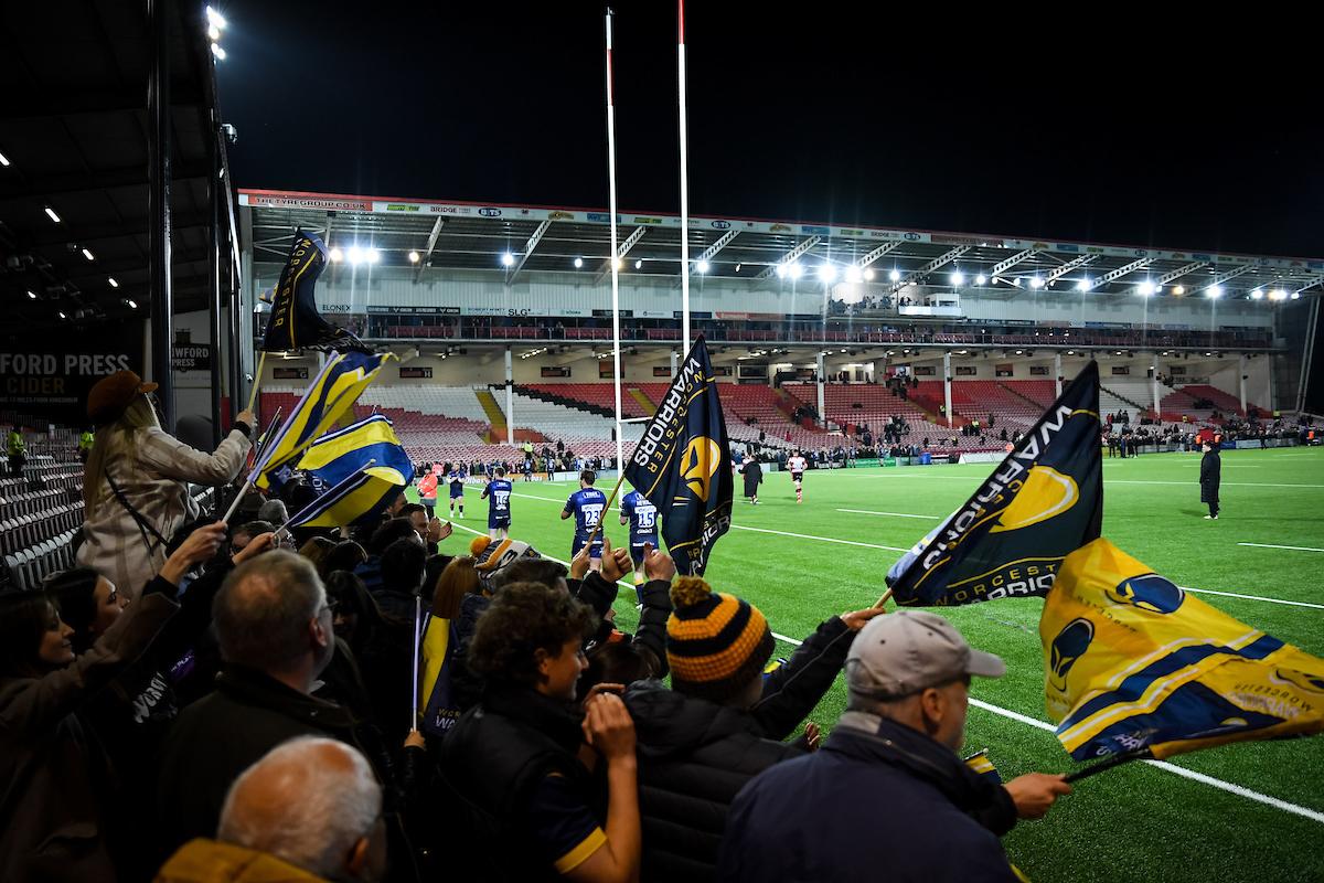 DECISION: Worcester Warriors fans at Kingsholme in April. Pic. Andy Watts/JMP