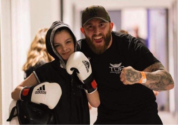 Worcester News: MENTOR: Kelsey Martin-Davies has been learning her trade from boxer Jon 'DP' Shaw