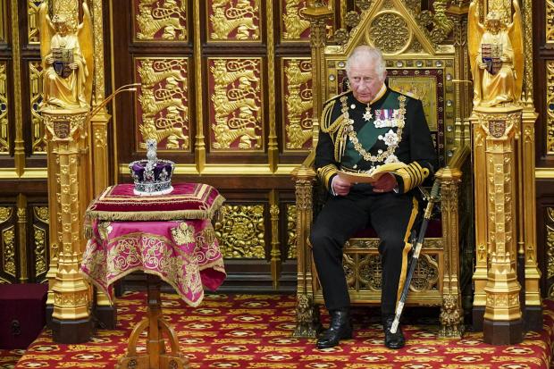 Worcester News: The Prince of Wales reads the Queen's Speech during the State Opening of Parliament in the House of Lords (PA)