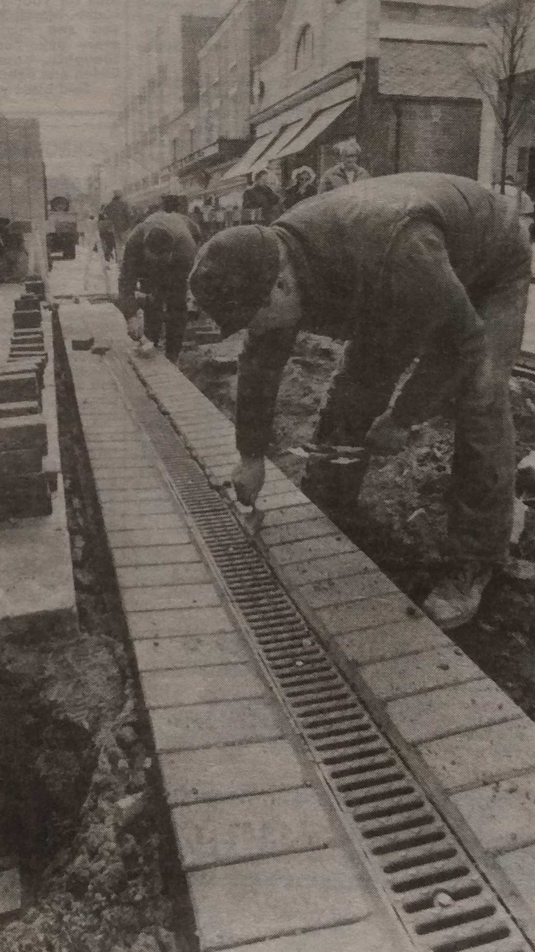 Repair work in March 1991 heralded a new era for The Shambles, councl leaders having spent almost £50,000 in repairs and improvements to the paving laid only four years prior at a cost of £100,000