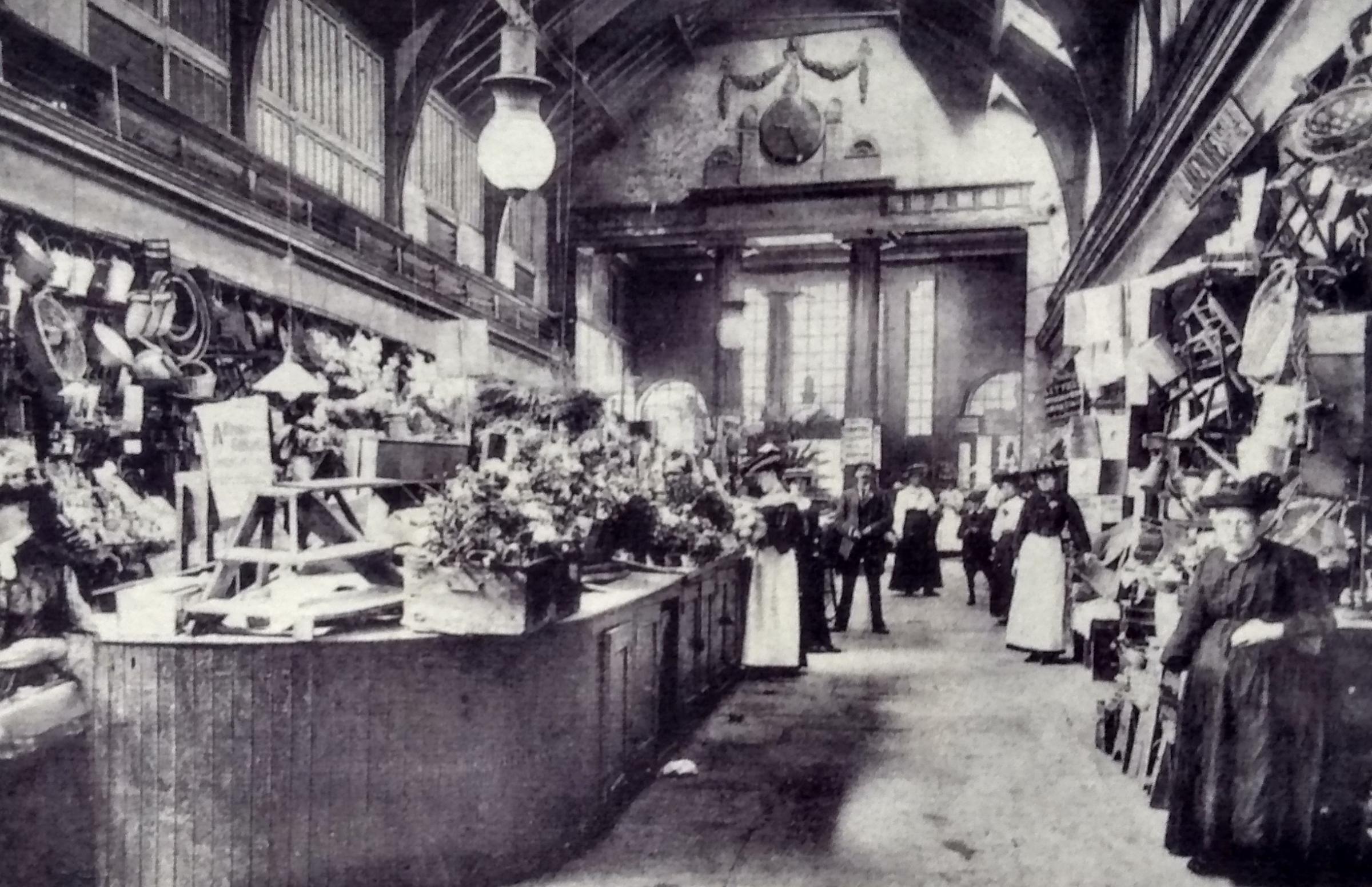 How the Market Hall looked during the reign of Edward VII