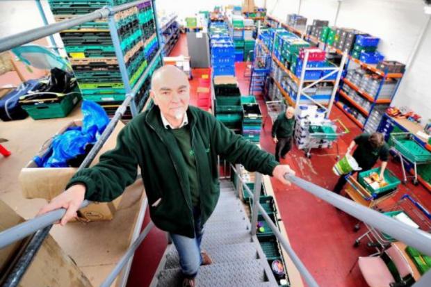 Worcester Foodbank manager Grahame Lucas