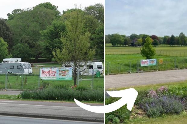 Preston Park has been cleaned up  after travellers moved on
