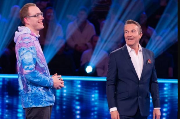 Duncan Cobbett and Bradley Walsh on ITV's Beat The Chasers. Picture: ITV