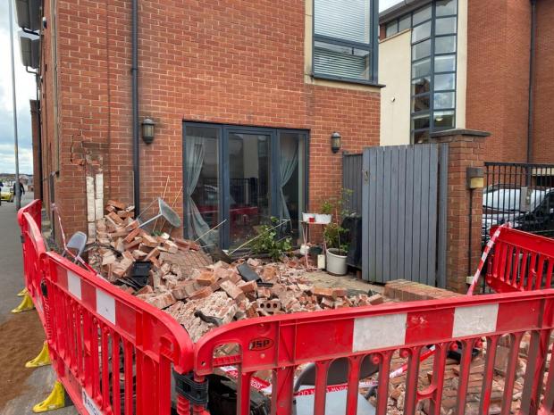 Worcester News: The damage caused to the property