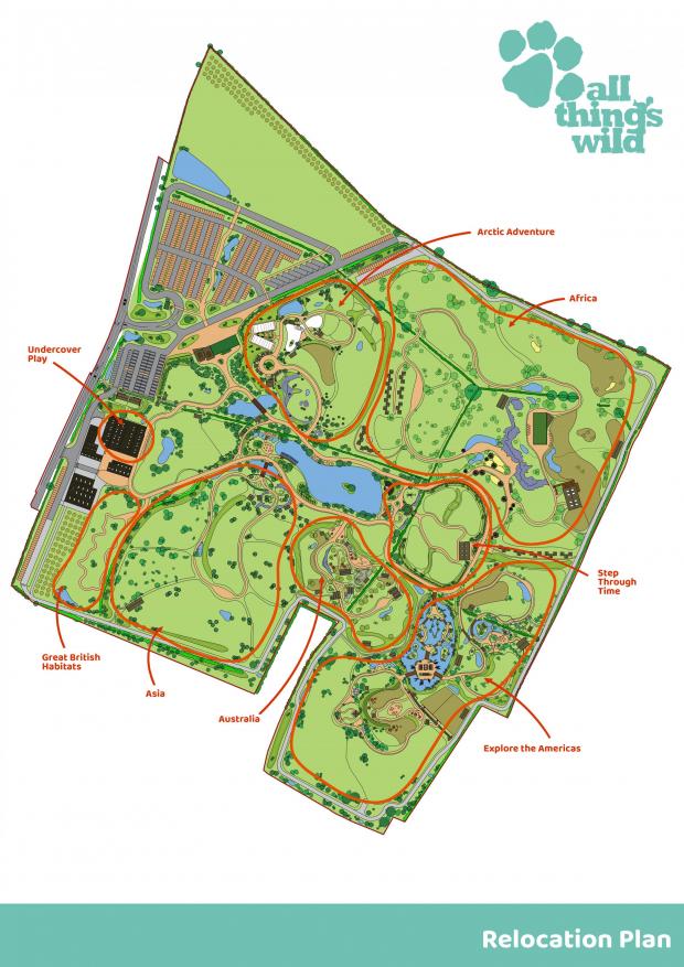 Worcester News: The plans for the new All Things Wild site near Stratford