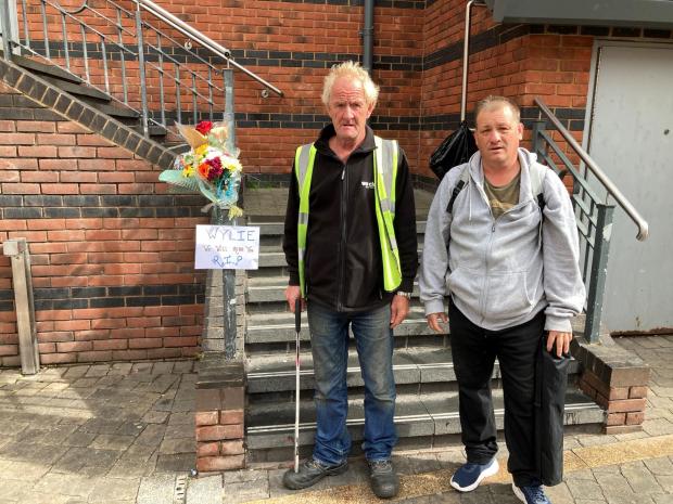 Worcester News: RESPECT: Mark Prosser (left) and Wayne Bullock knew Ben Kreisler and wanted to pay their respects to him