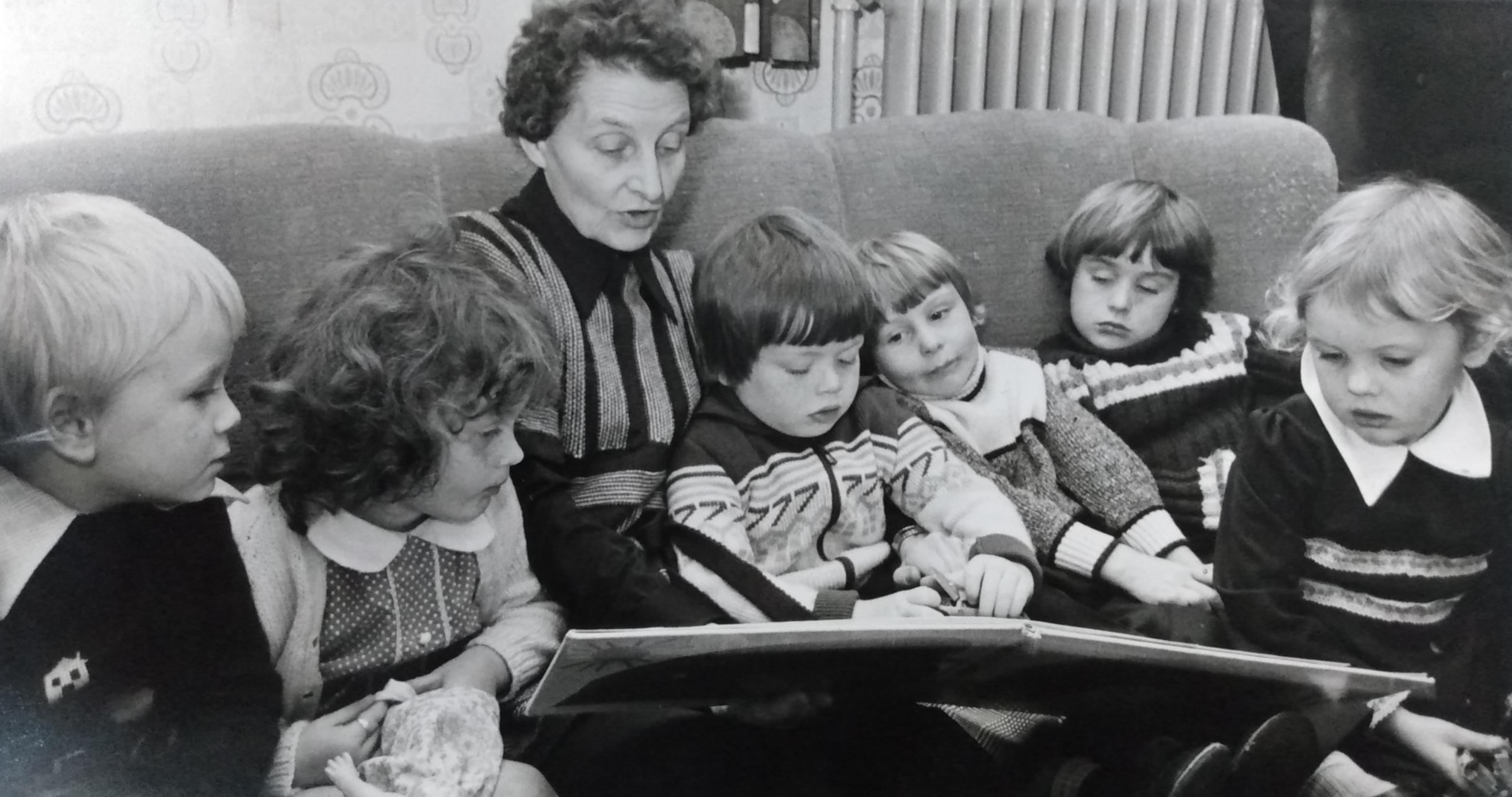 Kind-hearted Margaret Packman donated more than £200 to the city’s Hillborough Child Centre for under-privileged youngsters in the city in 1978. She is pictured ready to some of the children from their favourite storybook