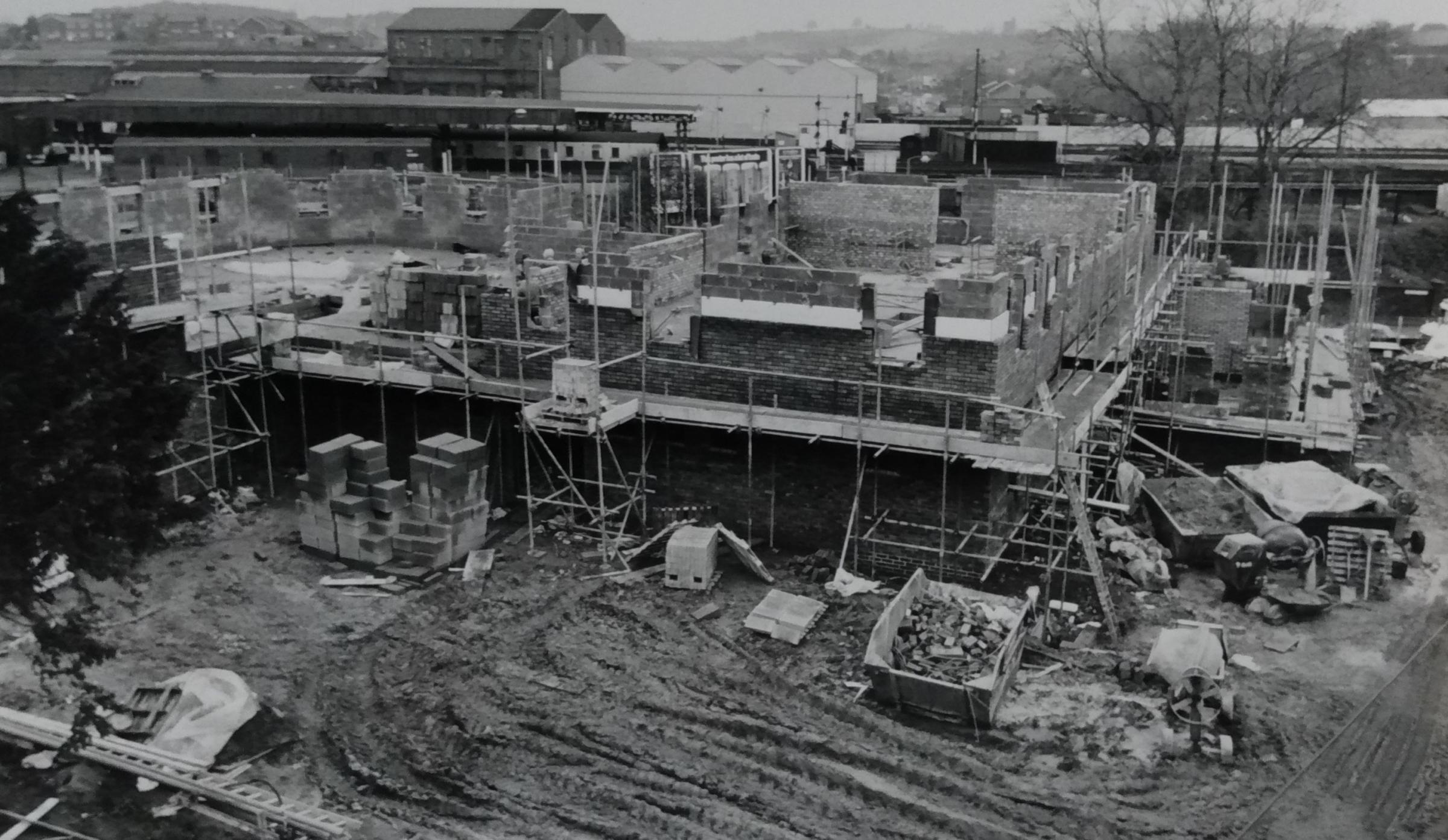The early stages of the new St Paul’s Hostel in December 1986