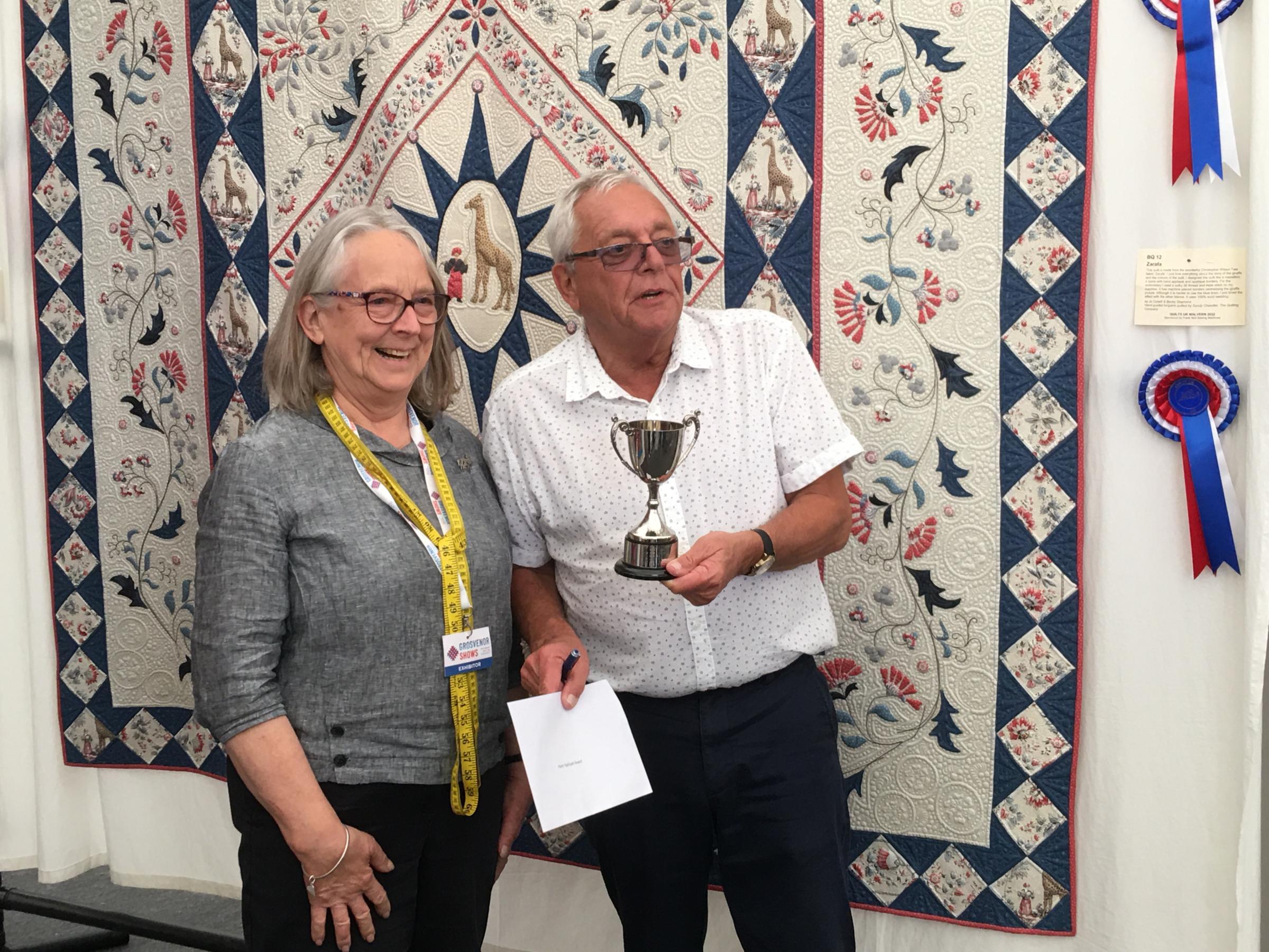 Judges' Merit: Christopher Wilson-Tate Quilt by Jo Colwill