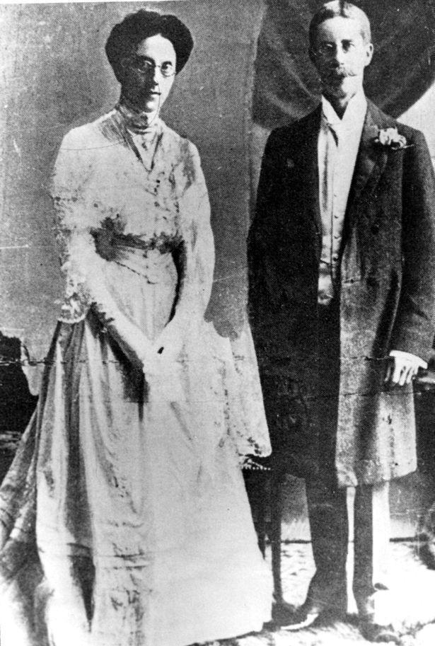 Major Armstrong and his wife Katherine, or Kitty