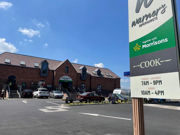 Worcester News: The new Warner's Supermarket in Upton