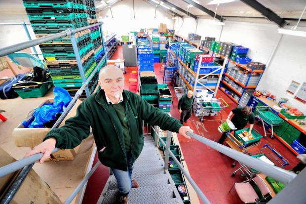 Worcester News: -RISING: Grahame Lucas, manager at Worcester Foodbank, said demand is continuing to soar