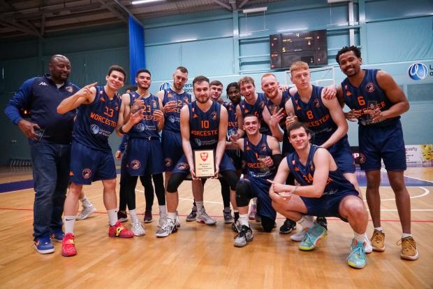 The Worcester Wolves Men’s team have earned promotion to National Basketball League Division Two North for the 2022/23 season. Pic: Cliff Williams