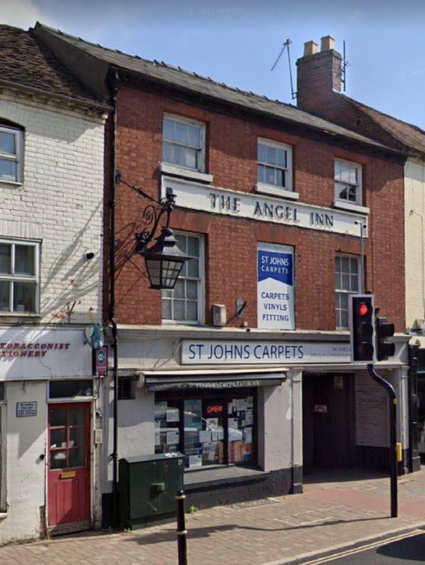 Worcester News: Angel Inn in St. John's