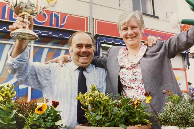 Worcester in Bloom. Shop Category Winners. Eric and Chris Brant. 2.10.92